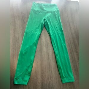 New Lululemon Green WunderTrain HR 25” Leggings